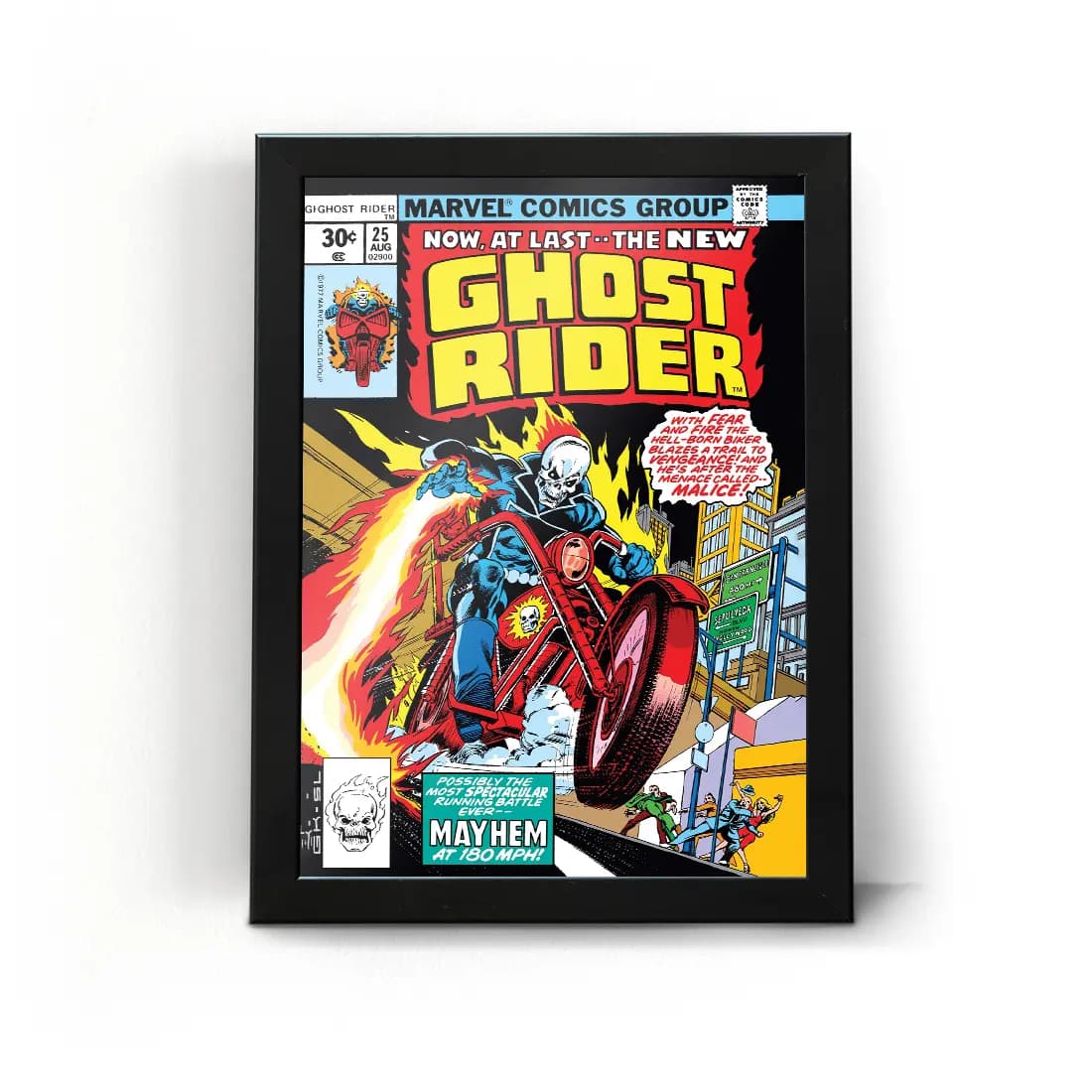 تابلو قاب گوست رایدر Ghost Rider طرح 2