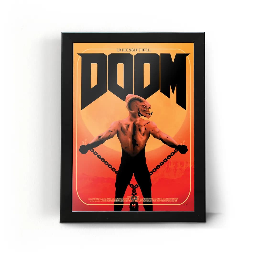 تابلو قاب دووم طرح 10 Doom