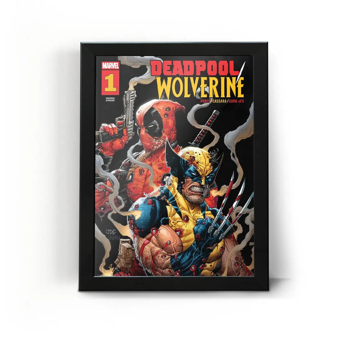 تابلو قاب ددپول و ولورین Deadpool & Wolverine 3