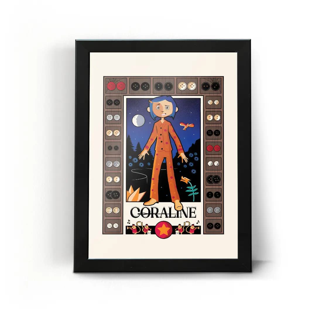 تابلو قاب کورالین Coraline