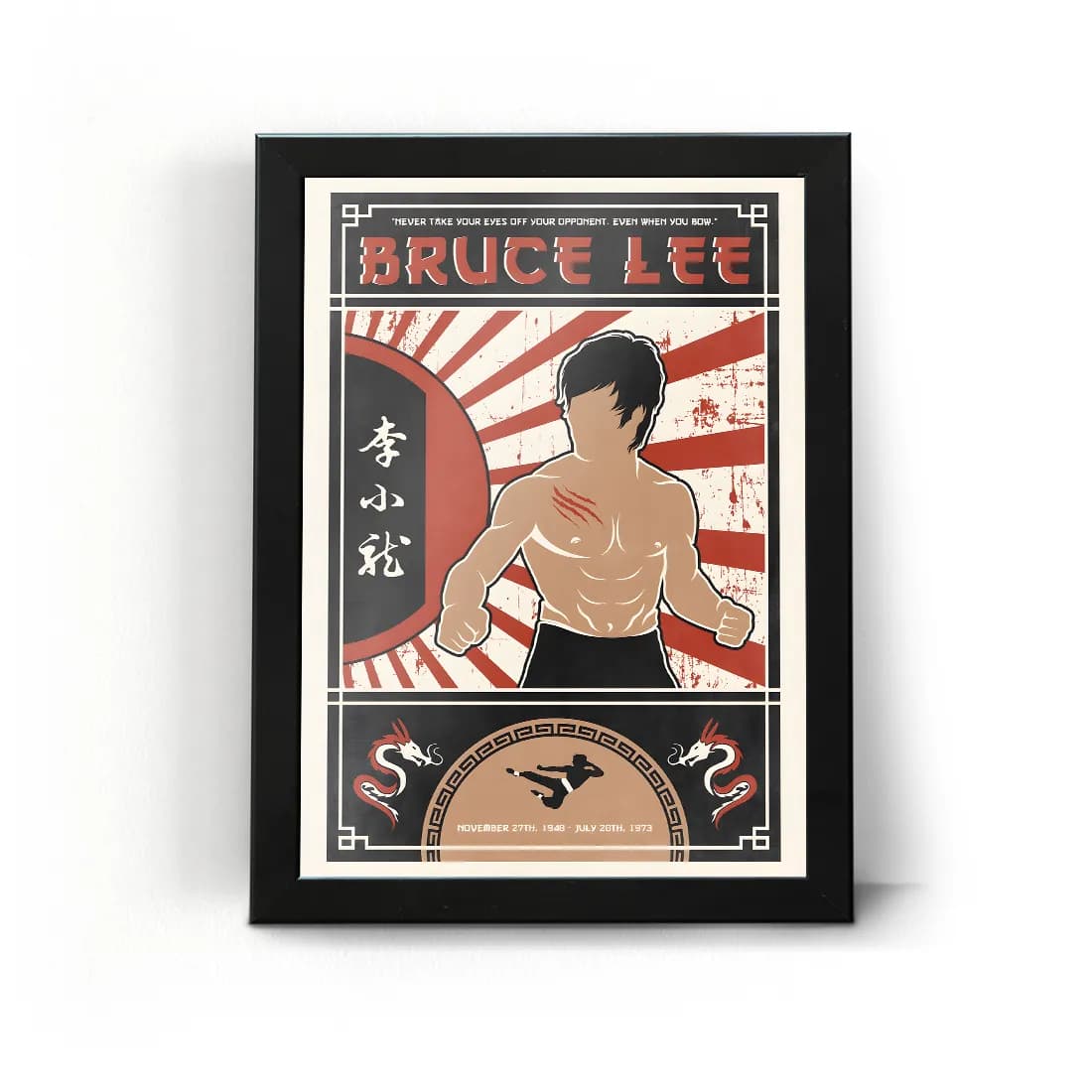 تابلو قاب بروس لی Bruce Lee