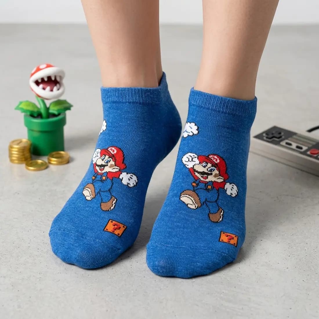 جوراب سوپر ماریو آبی Super Mario