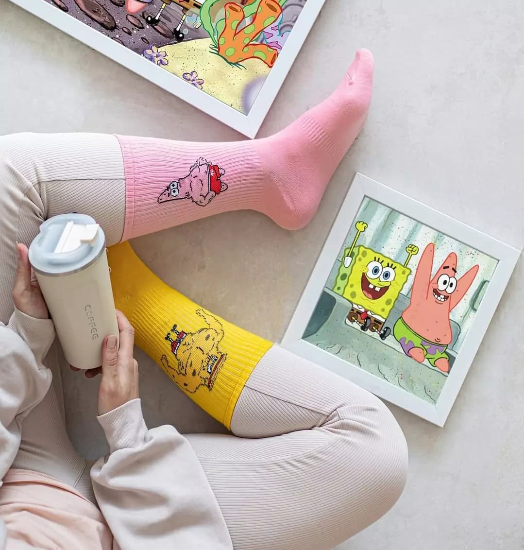 جوراب باب اسفنجی و پاتریک SpongeBob