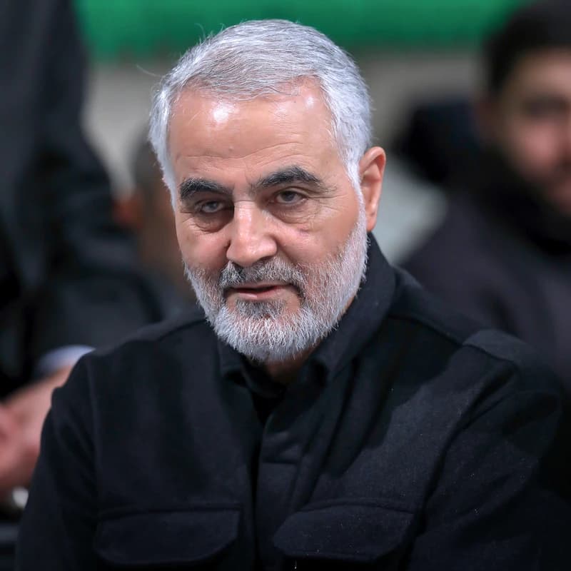 تابلو شاسی مدل شهید حاج قاسم سلیمانی کد 45