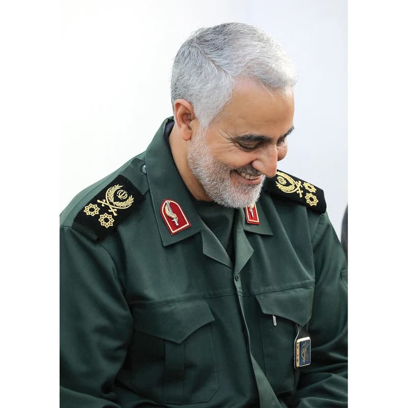 تابلو شاسی مدل شهید حاج قاسم سلیمانی کد 42