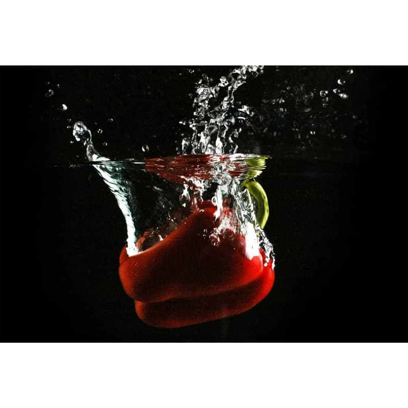 تابلو شاسی طرح فلفل دلمه در آب مدل T1860