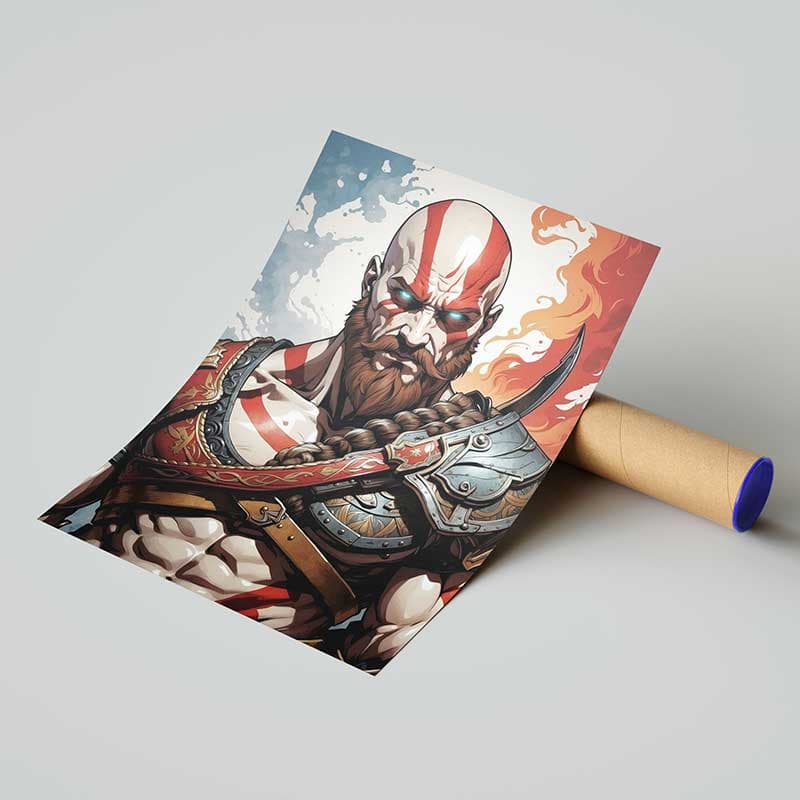 پوستر گیمینگ خدای جنگ God of War — تصویر ۲