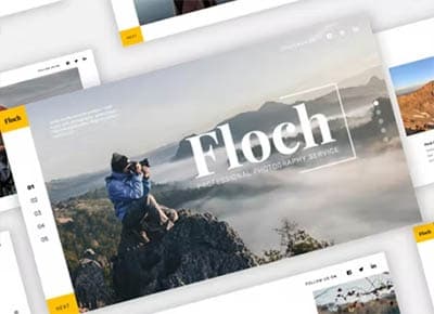 قالب آماده پاورپوینت | عکاسی حرفه ای Floch