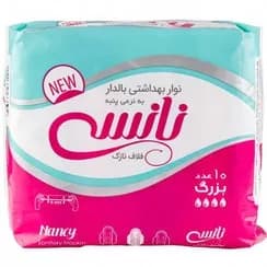نوار بهداشتی بالدار فلاف نازک نانسی سایز بزرگ