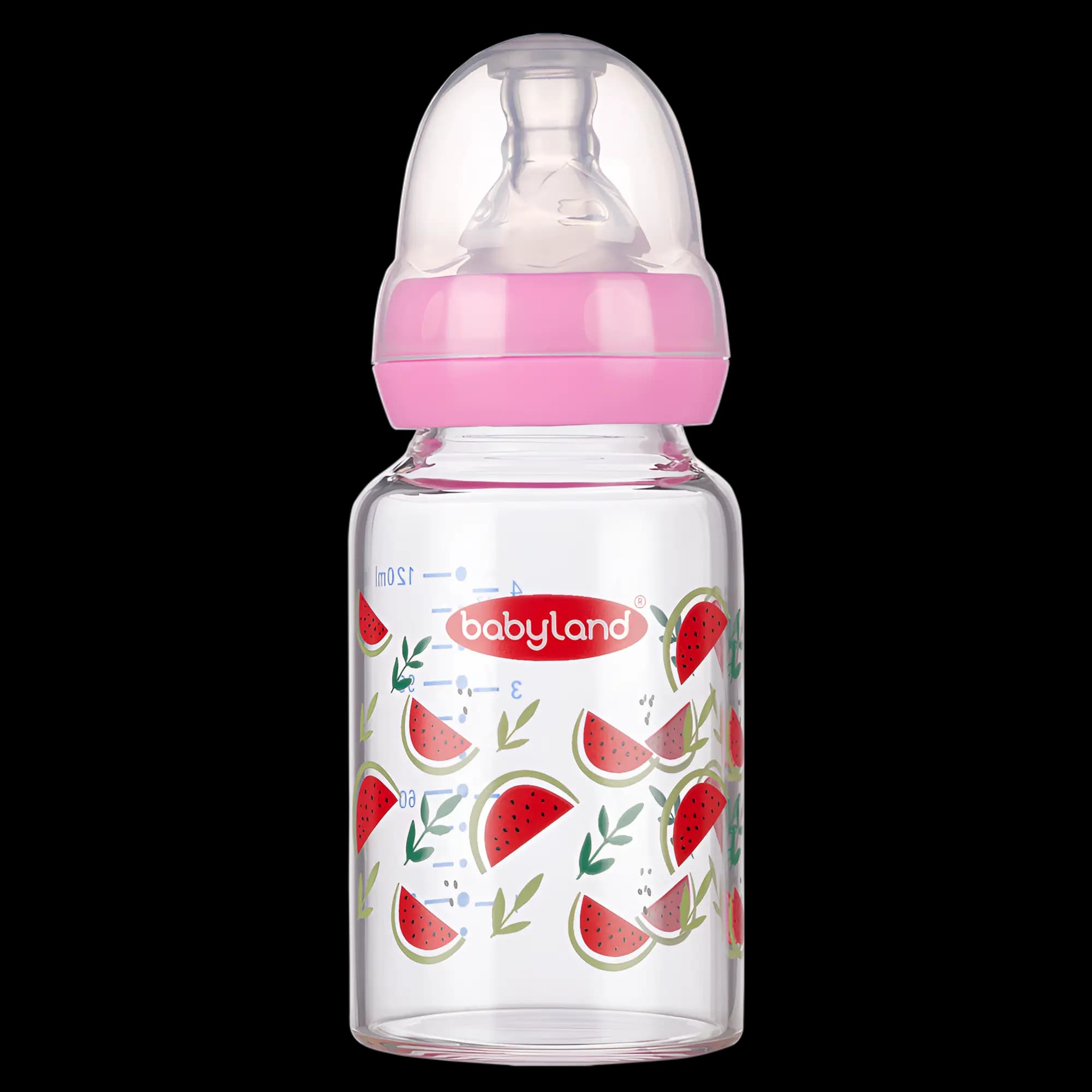 شیشه شیر خوری پیرکس فندقی بیبی لند کد 436