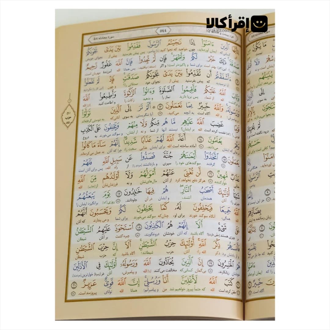 قرآن تحت اللفظی (شش پاره-قابدار) — تصویر ۳