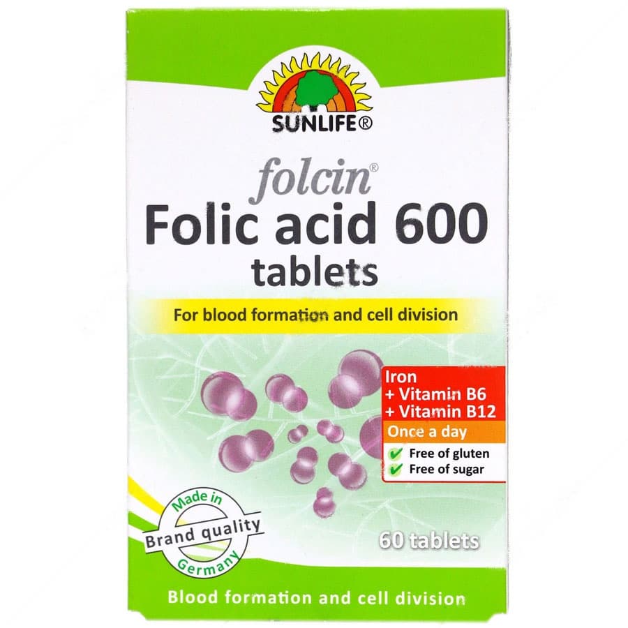 فولسین فولیک اسید 600 — تصویر ۲