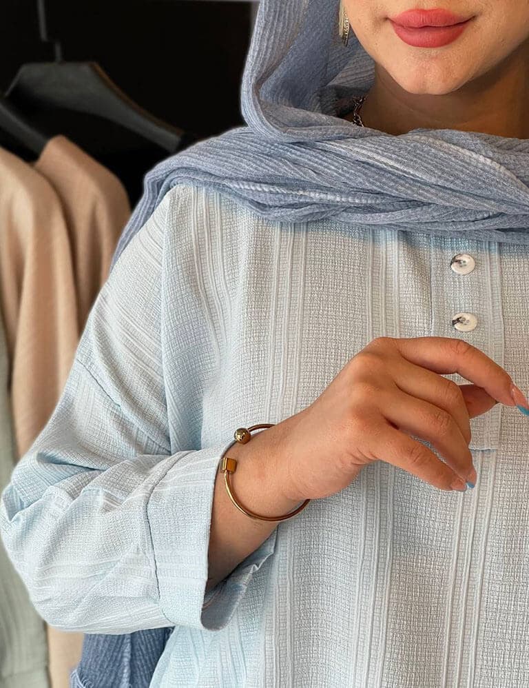 شومیز نیلوفر کد : 75645 — تصویر ۶