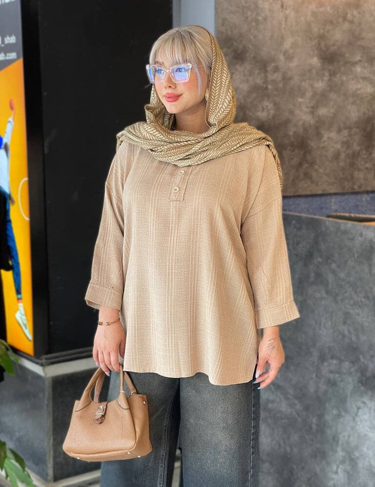 شومیز نیلوفر کد : 75645 — تصویر ۲