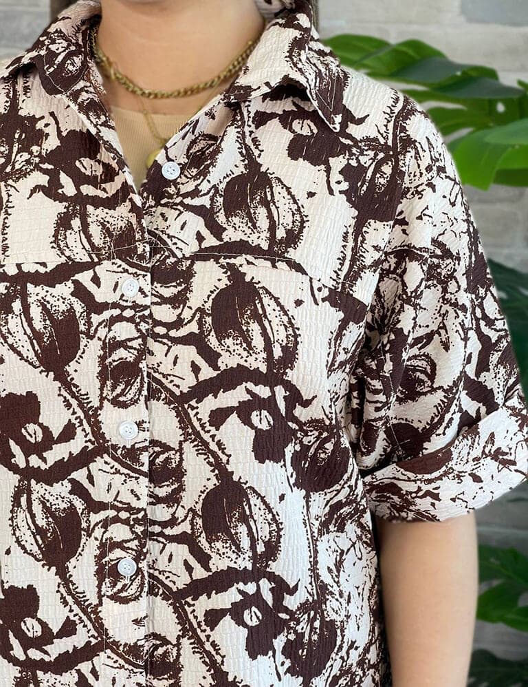شومیز آبرنگی ملیکا کد : 11223 — تصویر ۶
