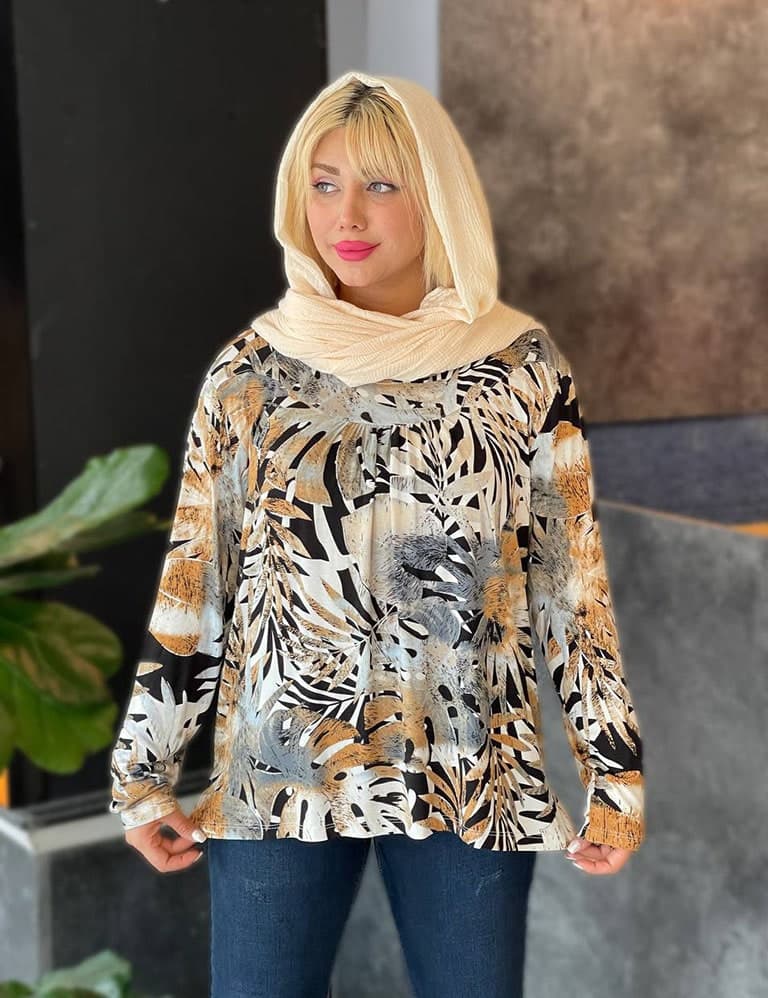 بلوز طرحدار یاسمن کد : B0011 — تصویر ۳