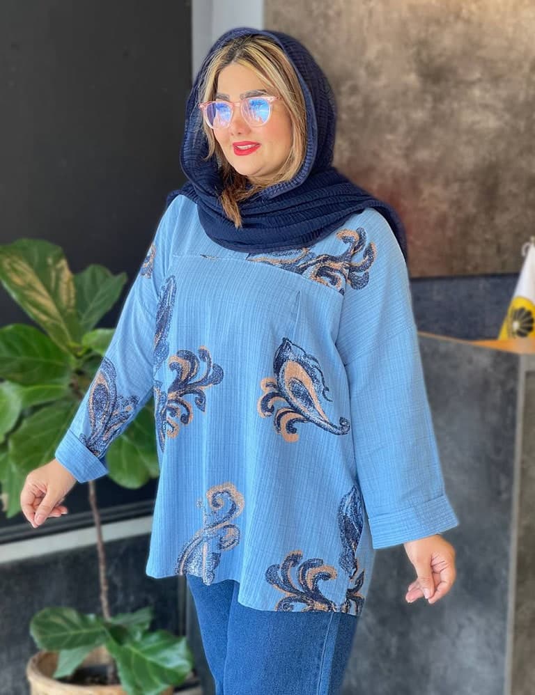 تونیک طرحدار سوسن کد : 5574