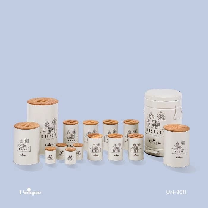 سرویس آشپزخانه 16 پارچه یونیک Unique در بامبو کد UN-8011