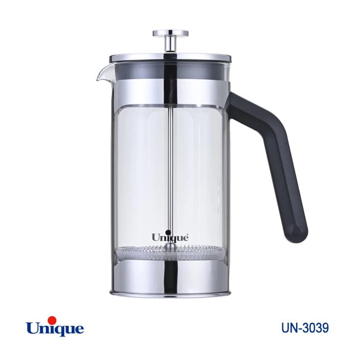 لیوان فرنچ پرس دمنوش 1000 ML یونیک اصل وارداتی UN-3039