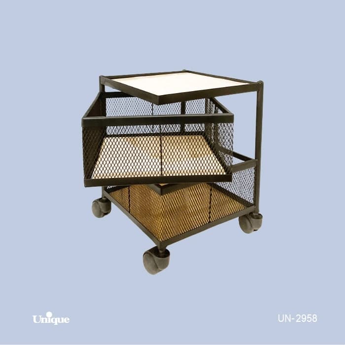 جای پیازی 2 طبقه یونیک Unique مدل توری مربع کد UN-2958