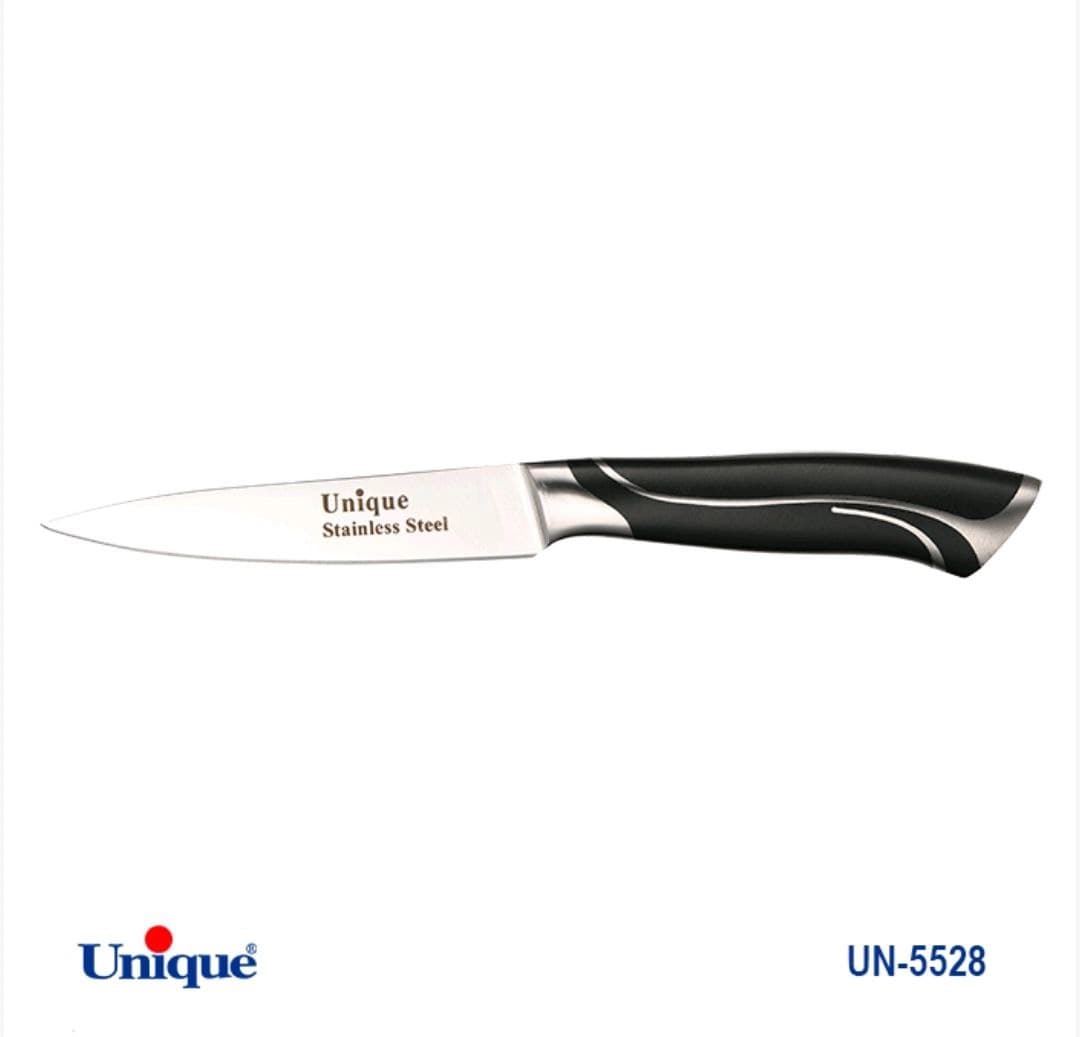 کارد تک آشپزخانه 4.25 یونیک Unique کد UN-5528 طرح خط دار