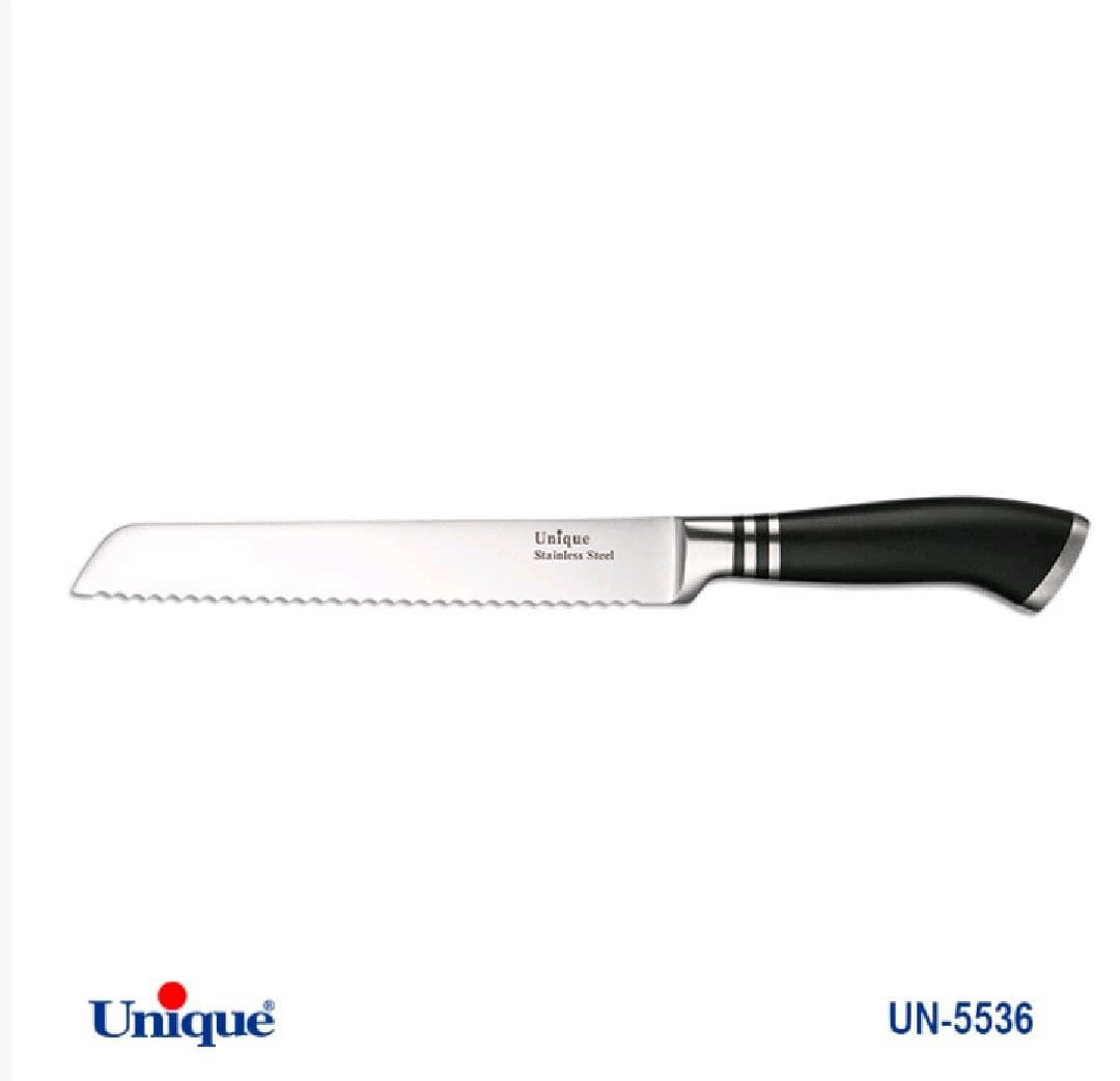 کارد تک نان آشپزخانه 8 یونیک Unique کد UN-5536 طرح ساده