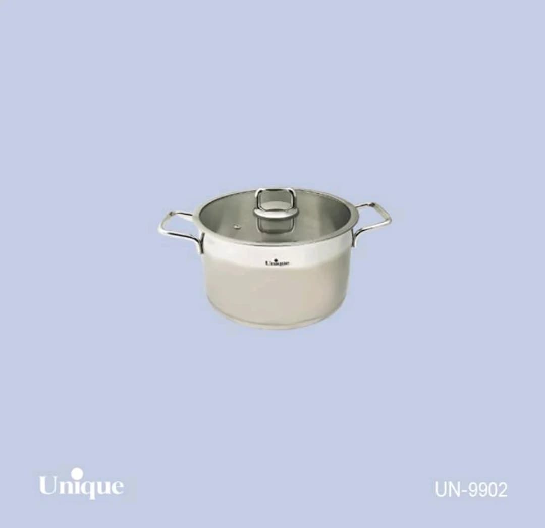 قابلمه استیل یونیک Unique سایز 16 (فلت ) کد UN-9902