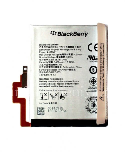 باتری اصلی BlackBerry Passport