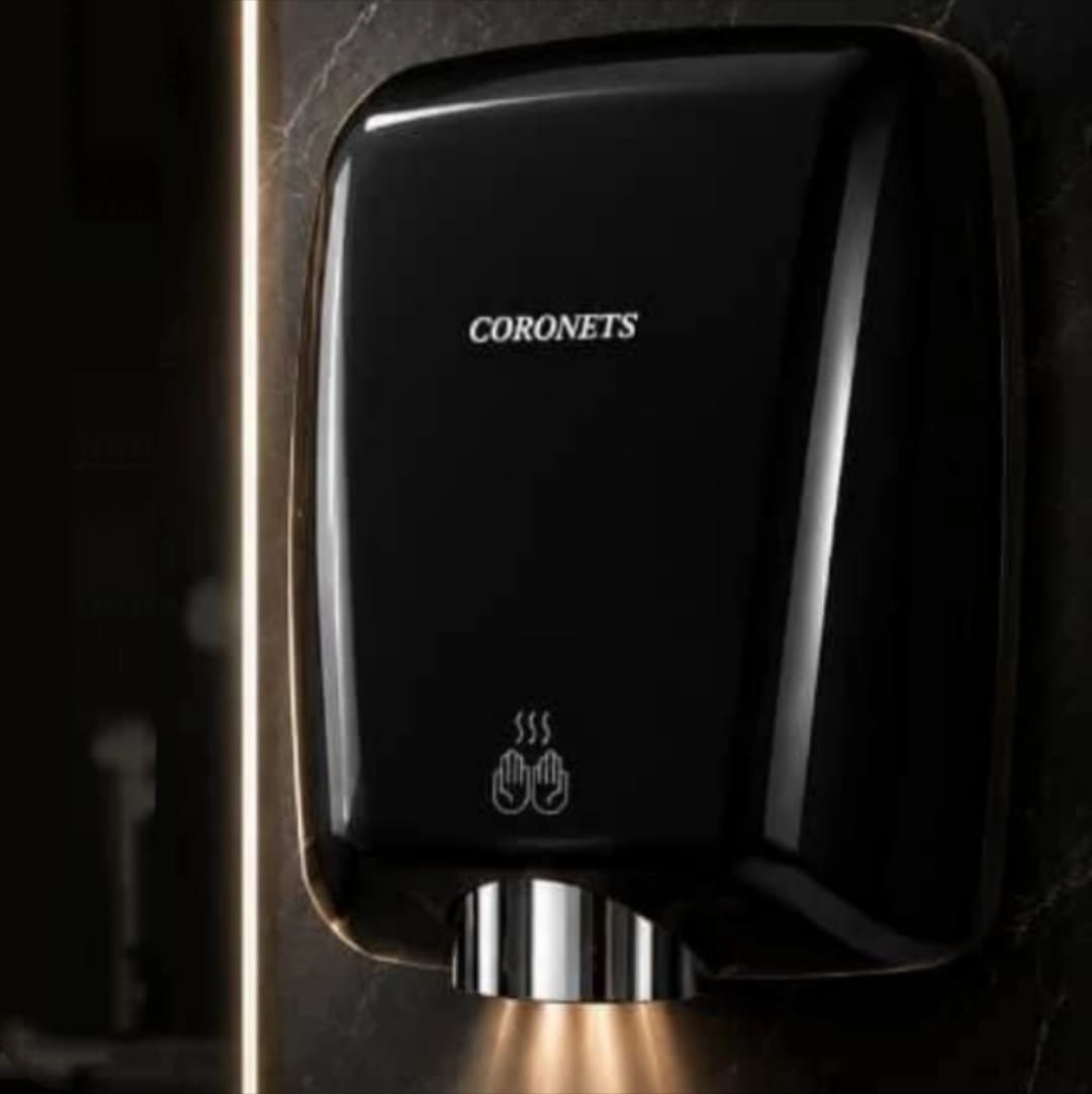 دست خشك كن 1600 وات کنتراست CORONETS مدل توربو مشکی