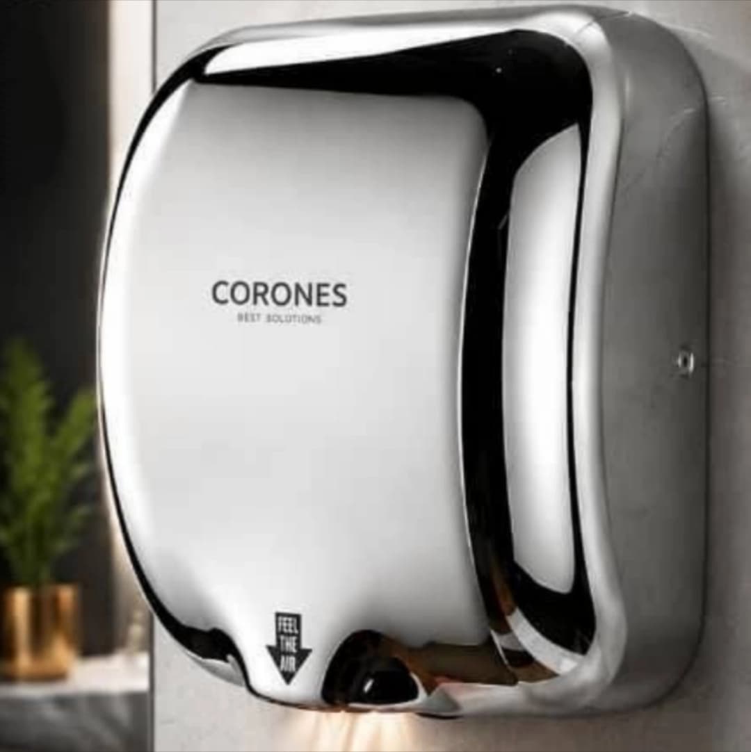 دست خشك كن 1800 وات کنتراست CORONETS استیل براق