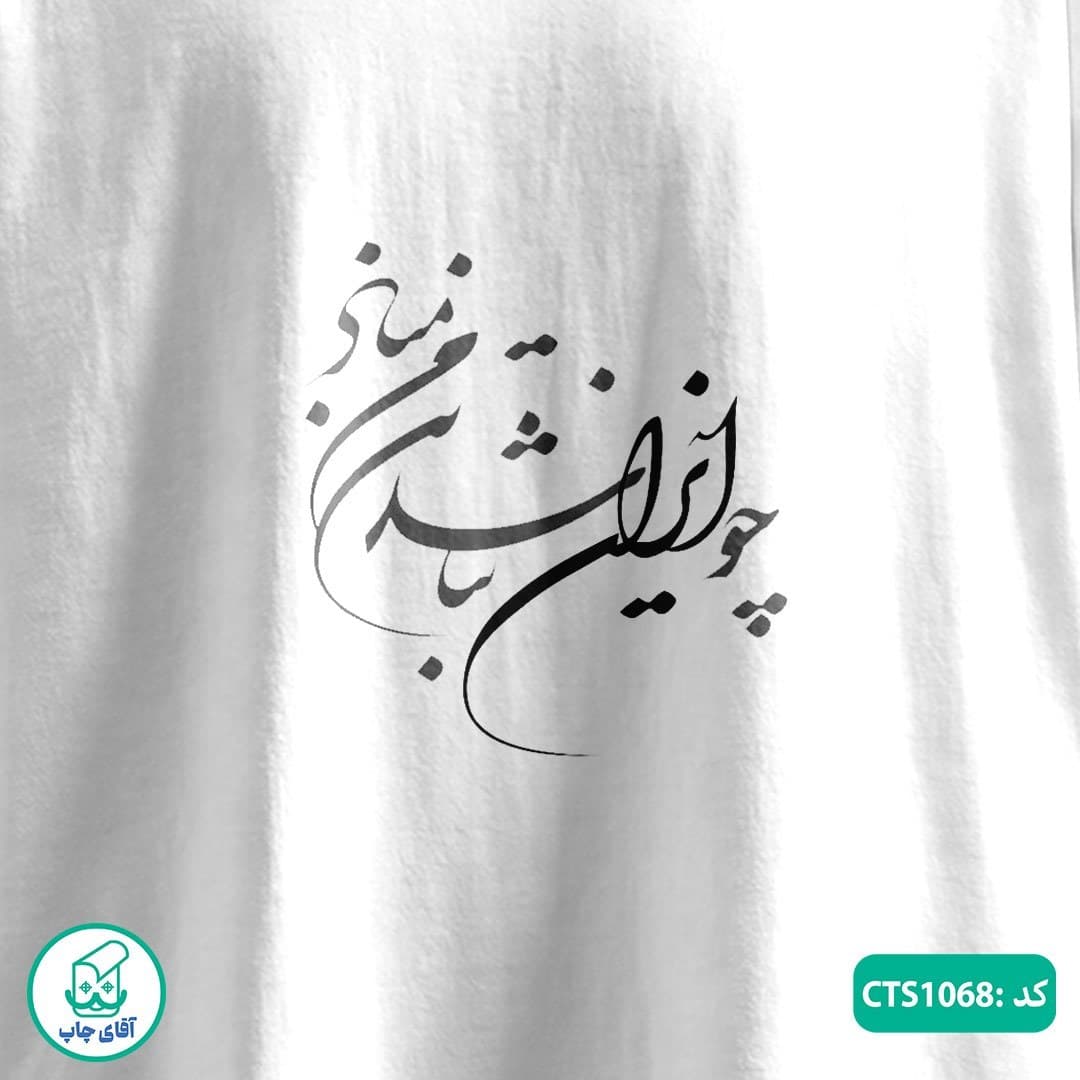 تیشرت چاپی طرح ایران مردانه و زنانه کد CTS1068 — تصویر ۳