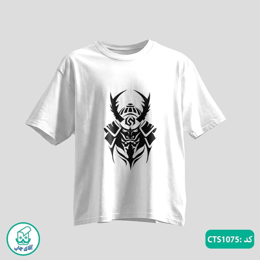 تیشرت چاپی طرح سامورایی مردانه و زنانه کد CTS1075