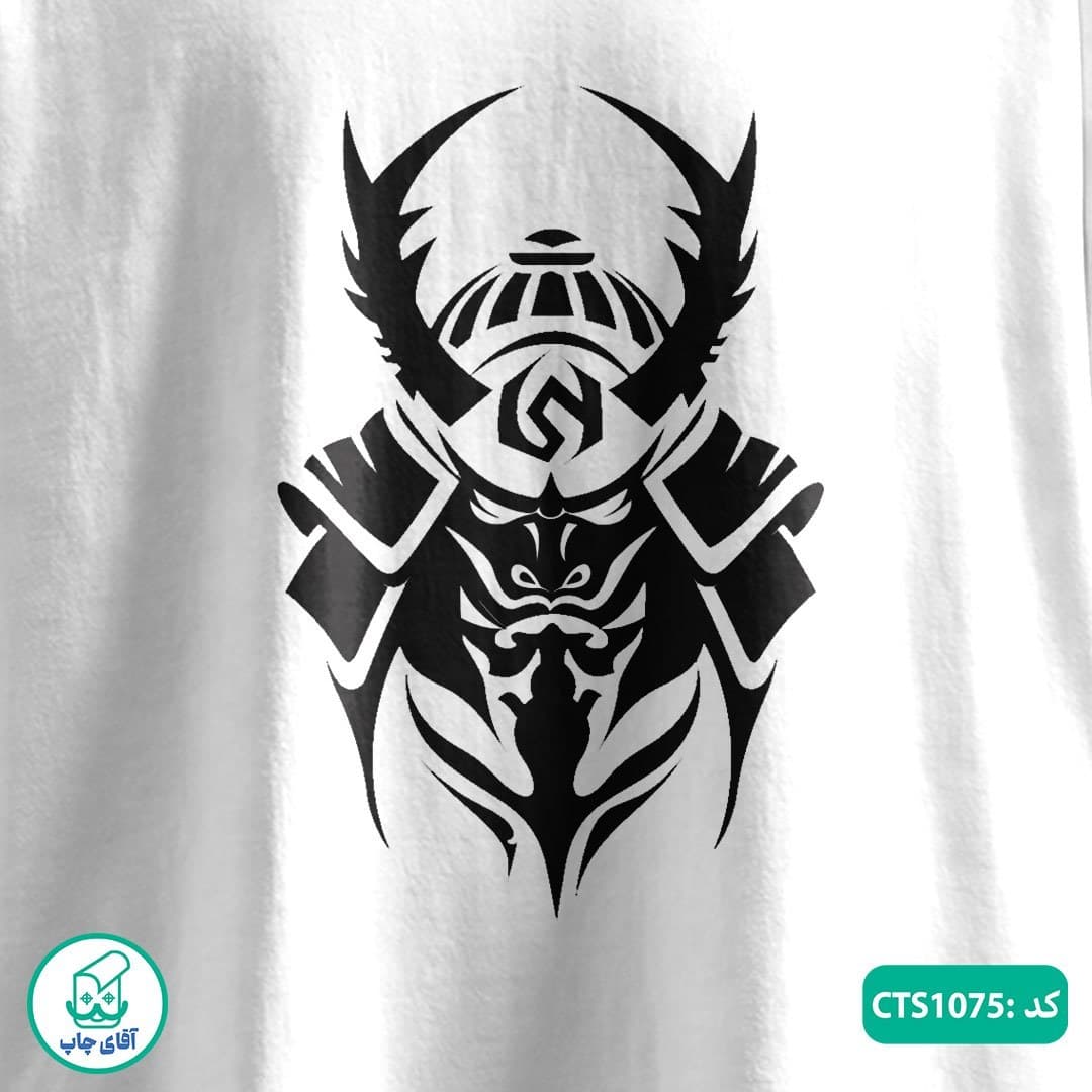 تیشرت چاپی طرح سامورایی مردانه و زنانه کد CTS1075 — تصویر ۳