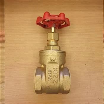 شیرفلکه برنجی کشویی کیزایران سنگین 1/2″