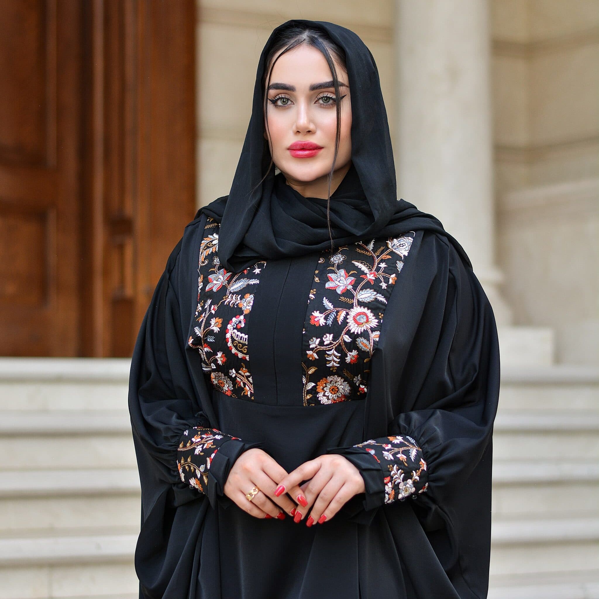 مانتو عبایی شیک و مجلسی مدل فادیا