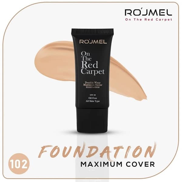 کرم پودر تیوپی رژمل شماره 102 فاقد چربی SPF20 حجم 35 میل