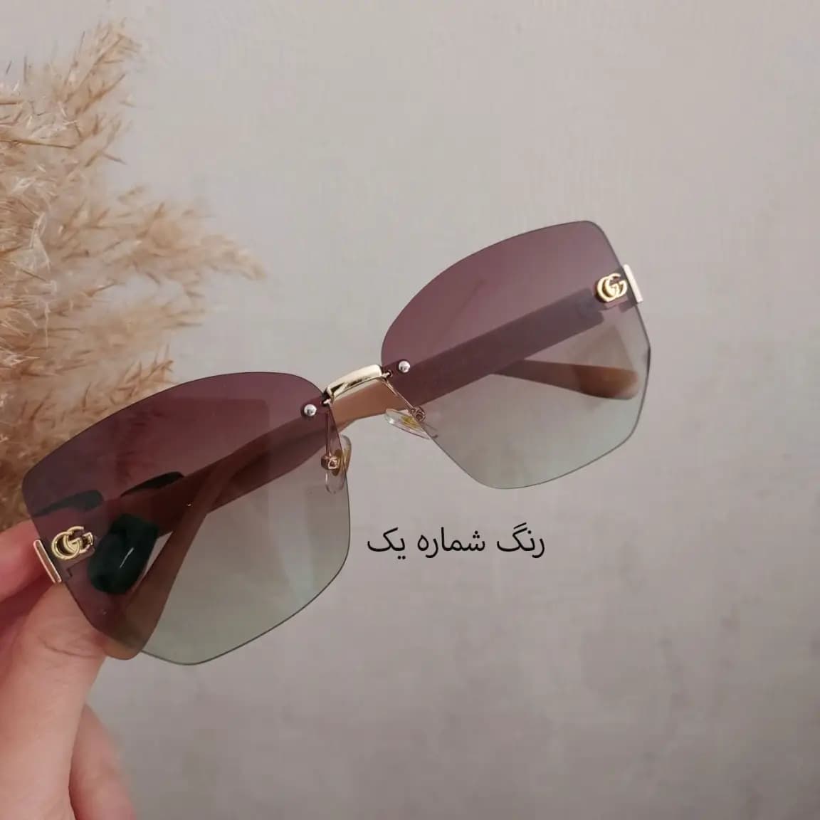 عینک لاکچری زنانه طرح نسیم — تصویر ۲
