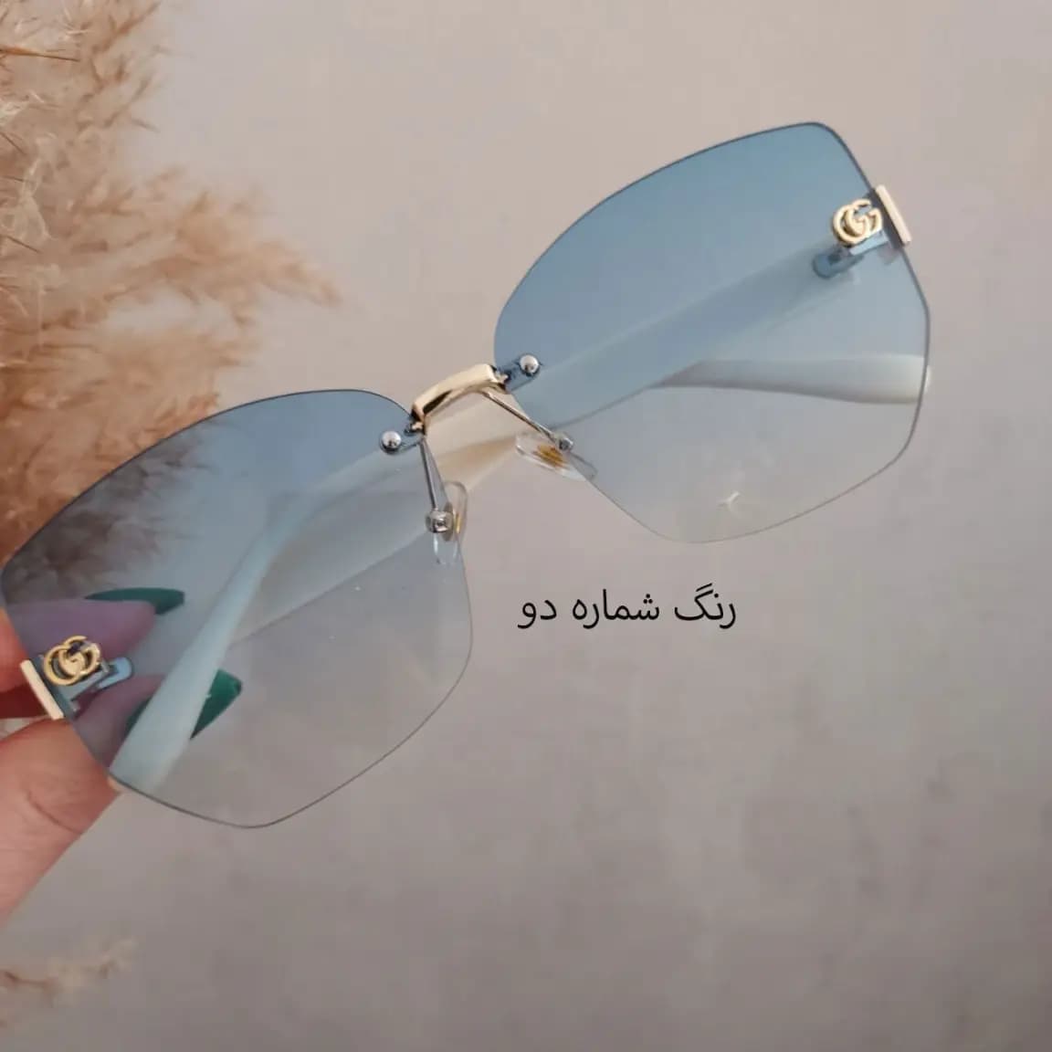 عینک لاکچری زنانه طرح نسیم — تصویر ۳