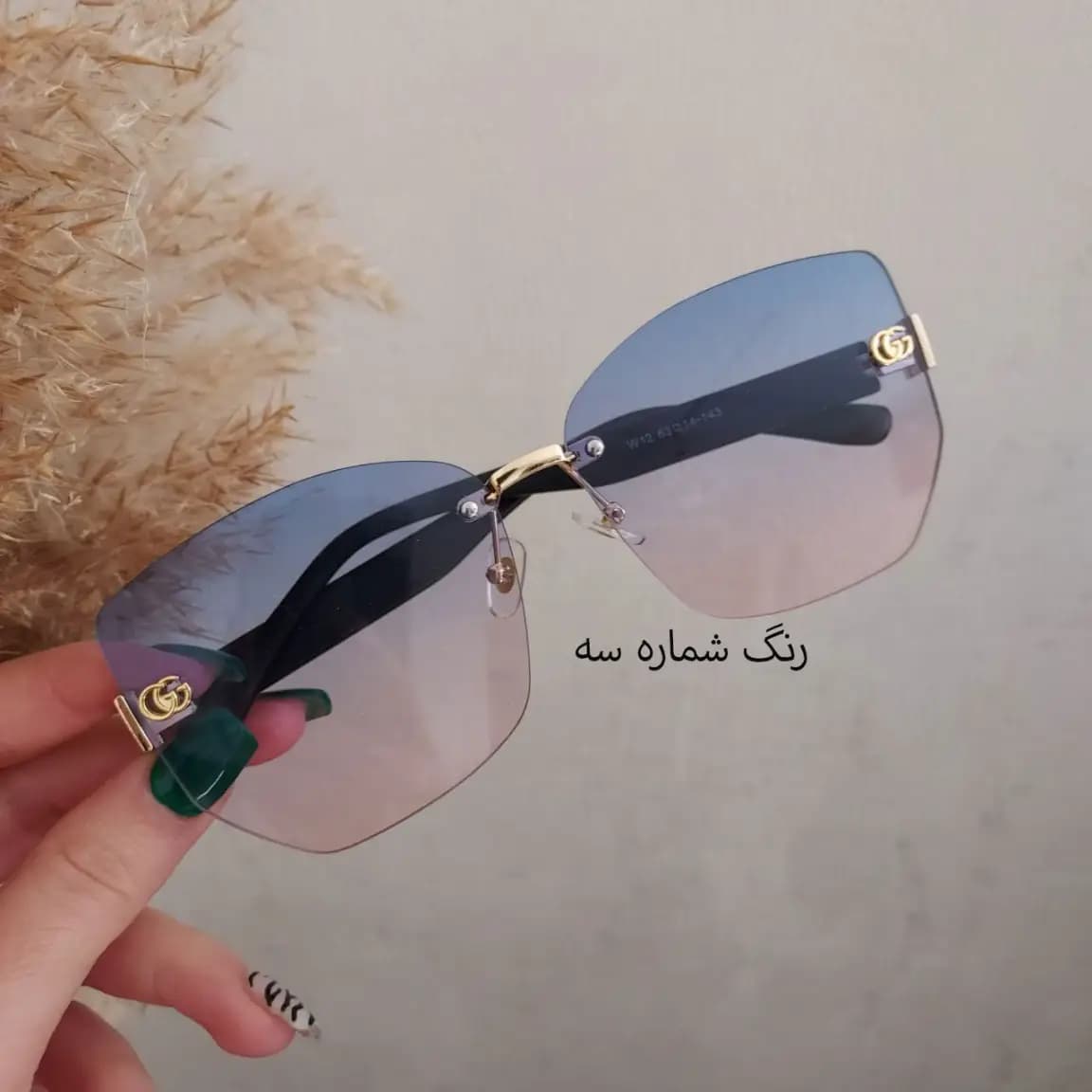 عینک لاکچری زنانه طرح نسیم — تصویر ۴