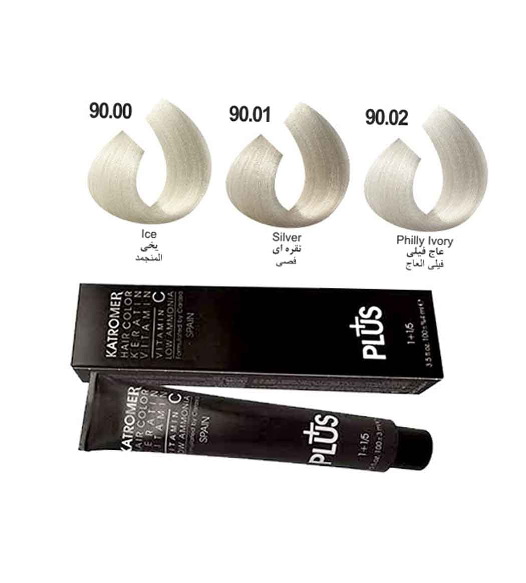 رنگ مو‌ی کاترومر سری سوپر روشن‌ کننده katromer- SUPER BLEACHING حجم 100 میل