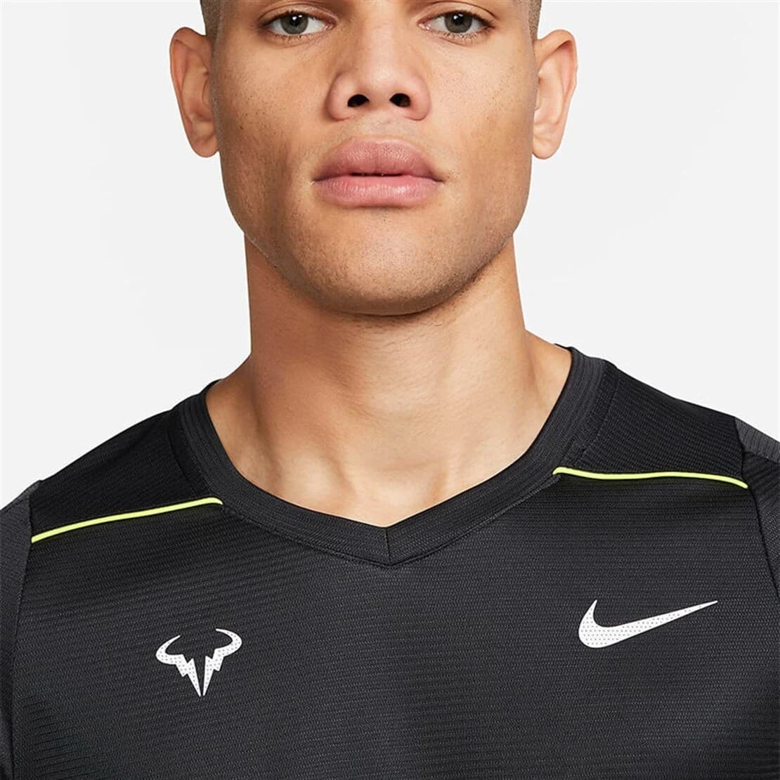 تی شرت تنیس مردانه نایک Nike Dri-FIT RAFA Challenger- مشکی — تصویر ۴