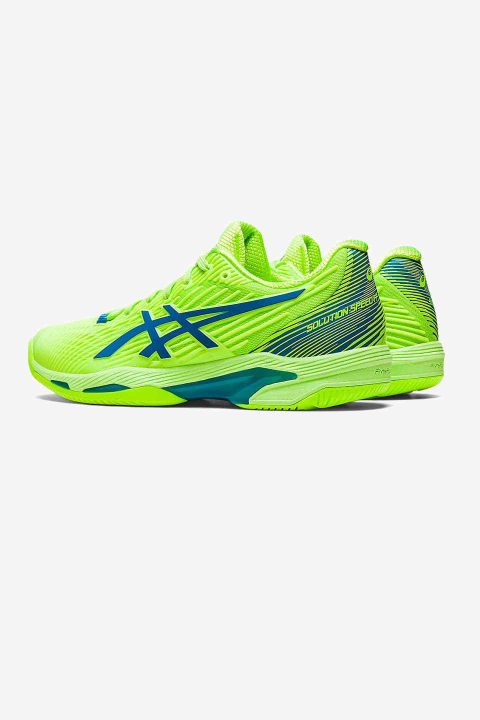 کفش تنیس زنانه اسیکس Asics Solution Speed FF2- سبز فسفری — تصویر ۲