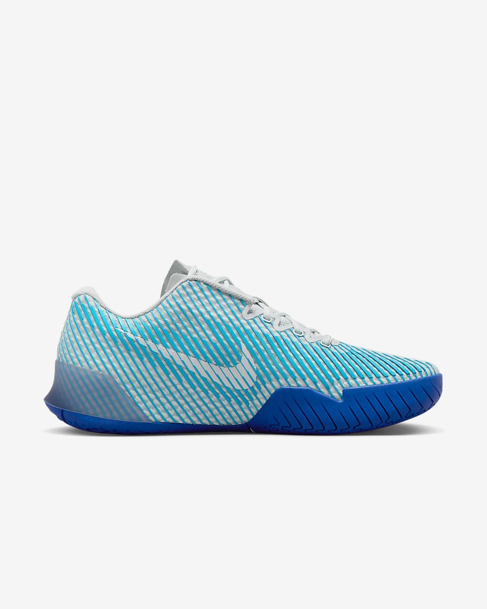کفش تنیس مردانه نایک Nike Court Air Zoom Vapor 11- سفید/آبی — تصویر ۲