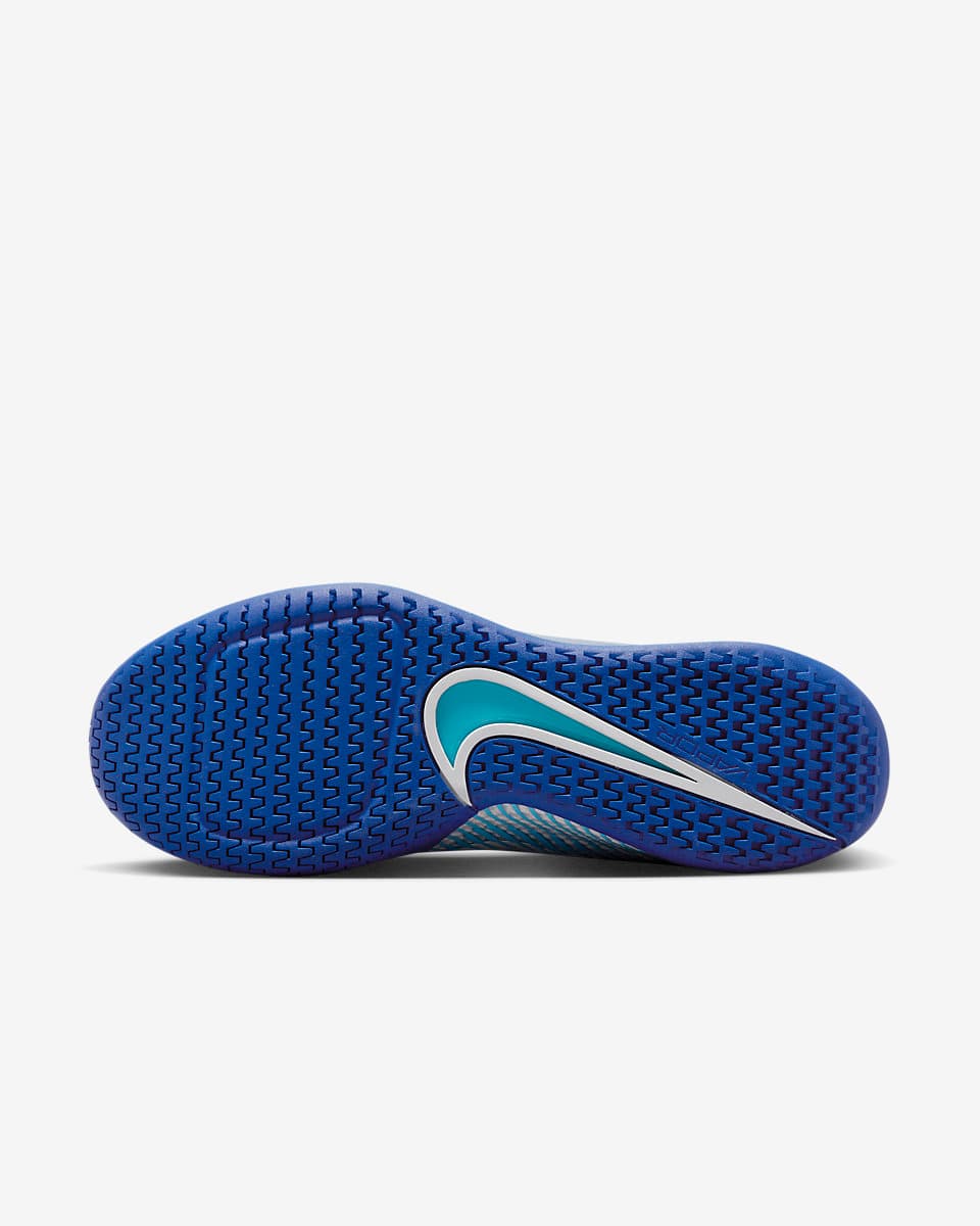 کفش تنیس مردانه نایک Nike Court Air Zoom Vapor 11- سفید/آبی — تصویر ۴