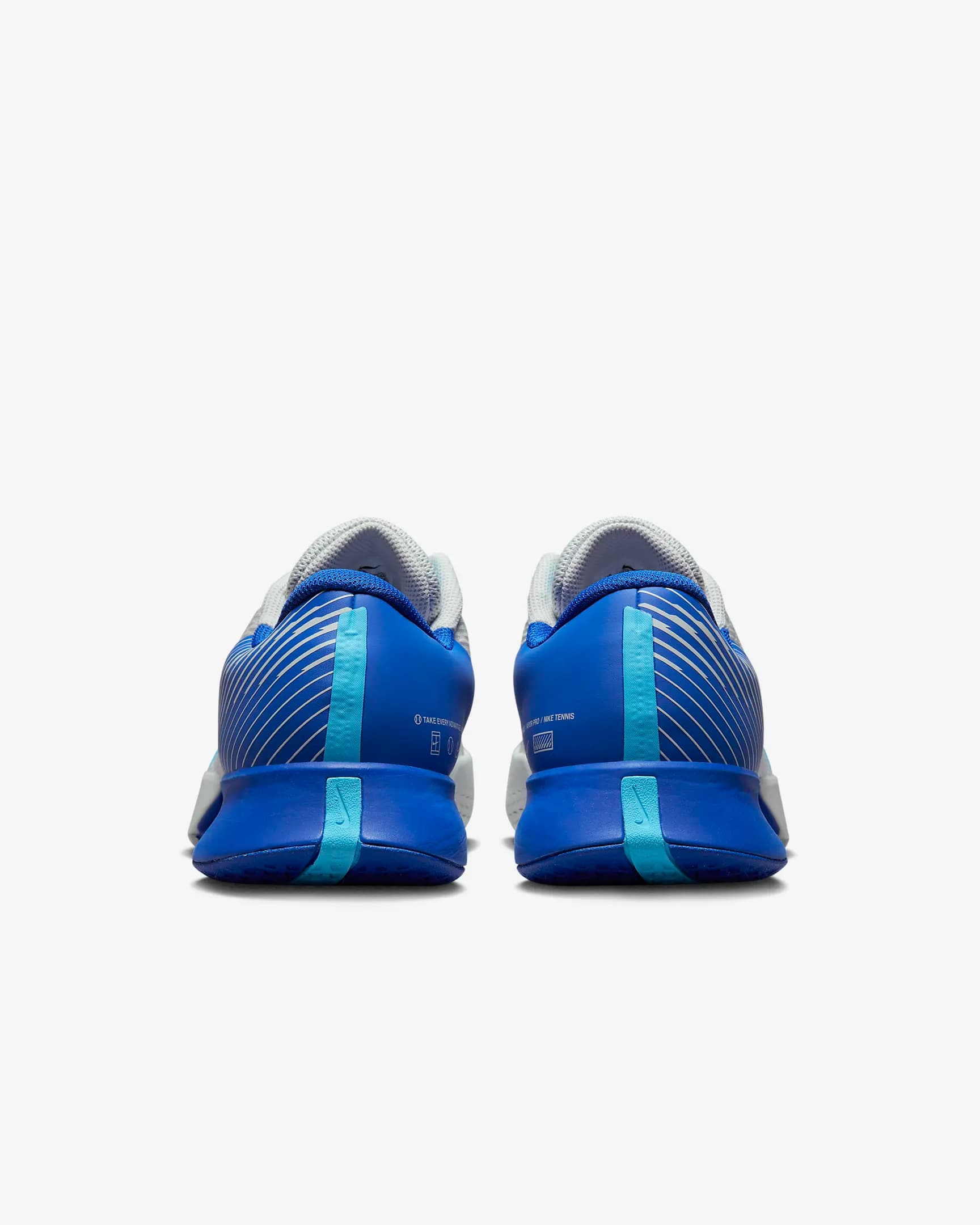 کفش تنیس مردانه نایک NikeCourt Air Zoom Vapor Pro 2 – سفید/آبی — تصویر ۶