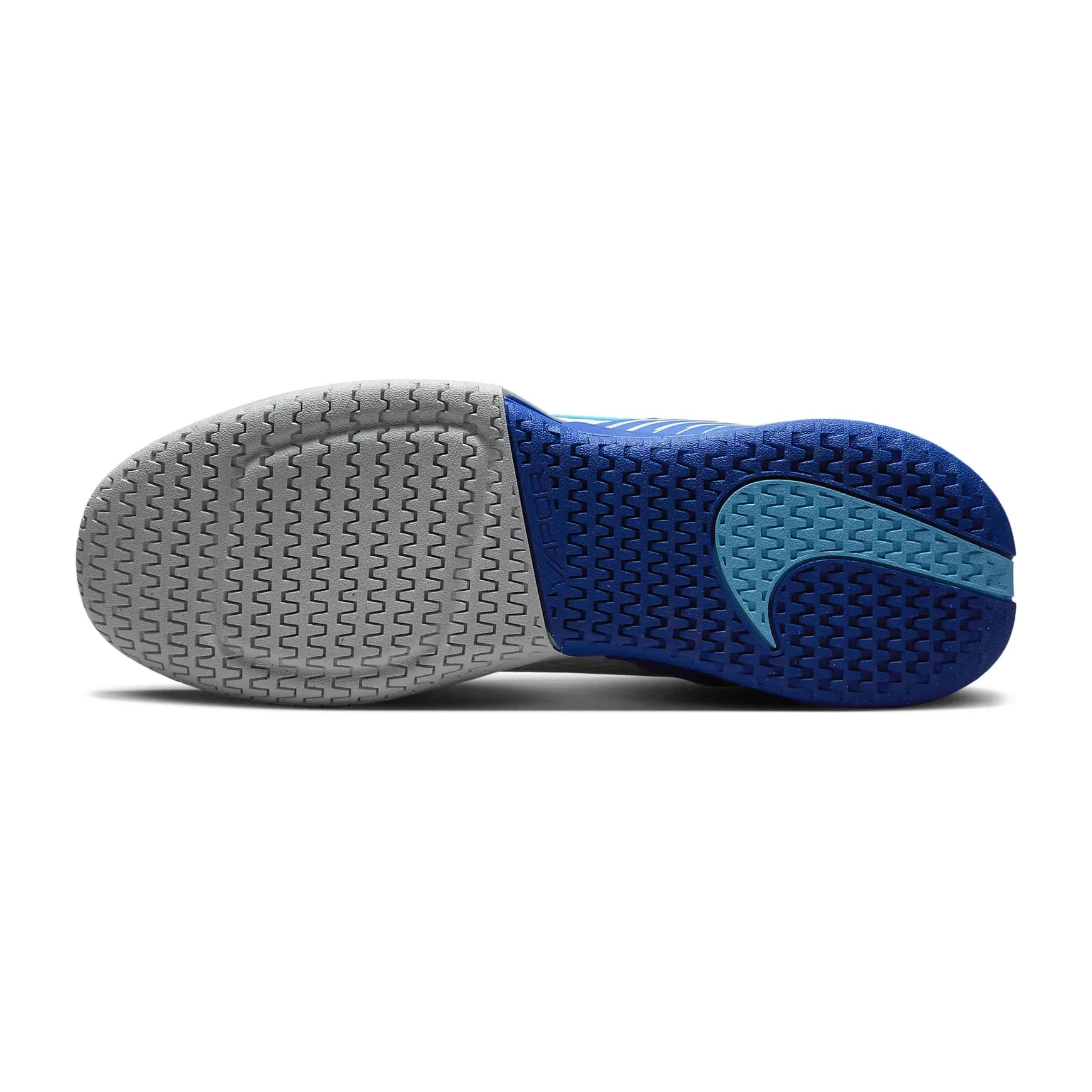 کفش تنیس مردانه نایک NikeCourt Air Zoom Vapor Pro 2 – سفید/آبی — تصویر ۱۱