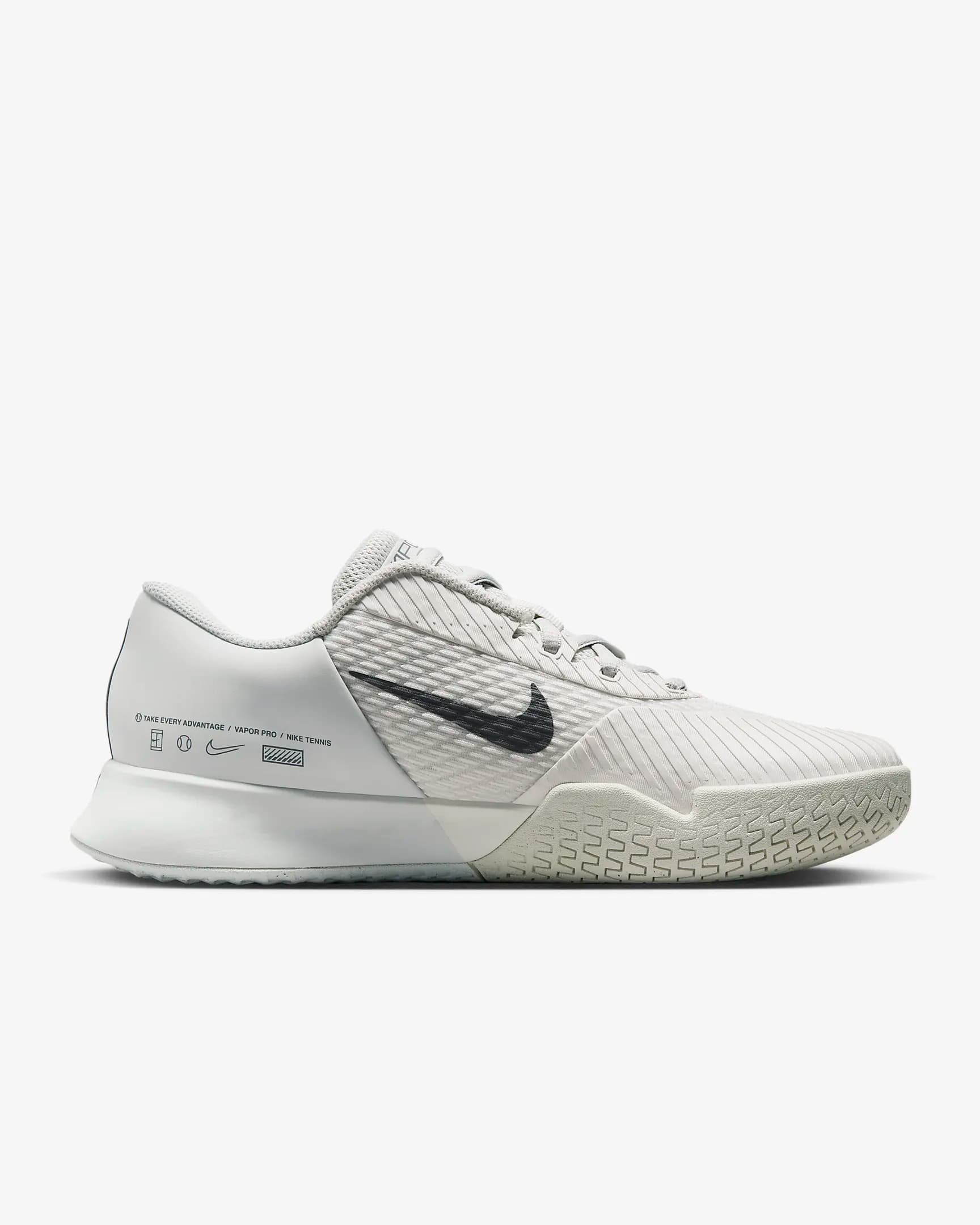 کفش تنیس زنانه نایک NikeCourt Air Zoom Vapor Pro 2- استخوانی — تصویر ۲