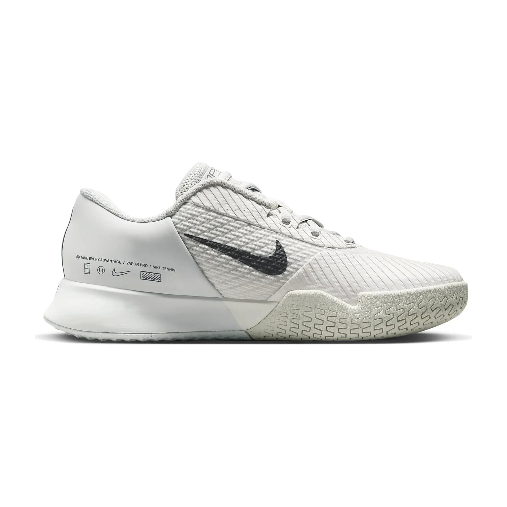 کفش تنیس زنانه نایک NikeCourt Air Zoom Vapor Pro 2- استخوانی — تصویر ۱۰