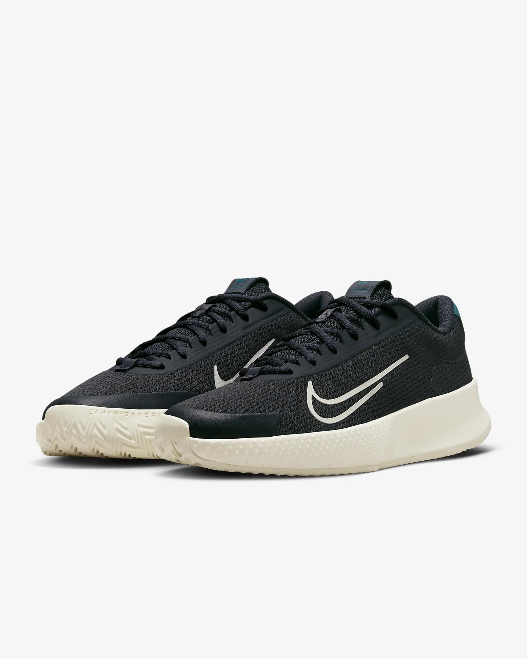 کفش تنیس مردانه نایک NikeCourt Vapor Lite 2 Clay – سرمه ای — تصویر ۵