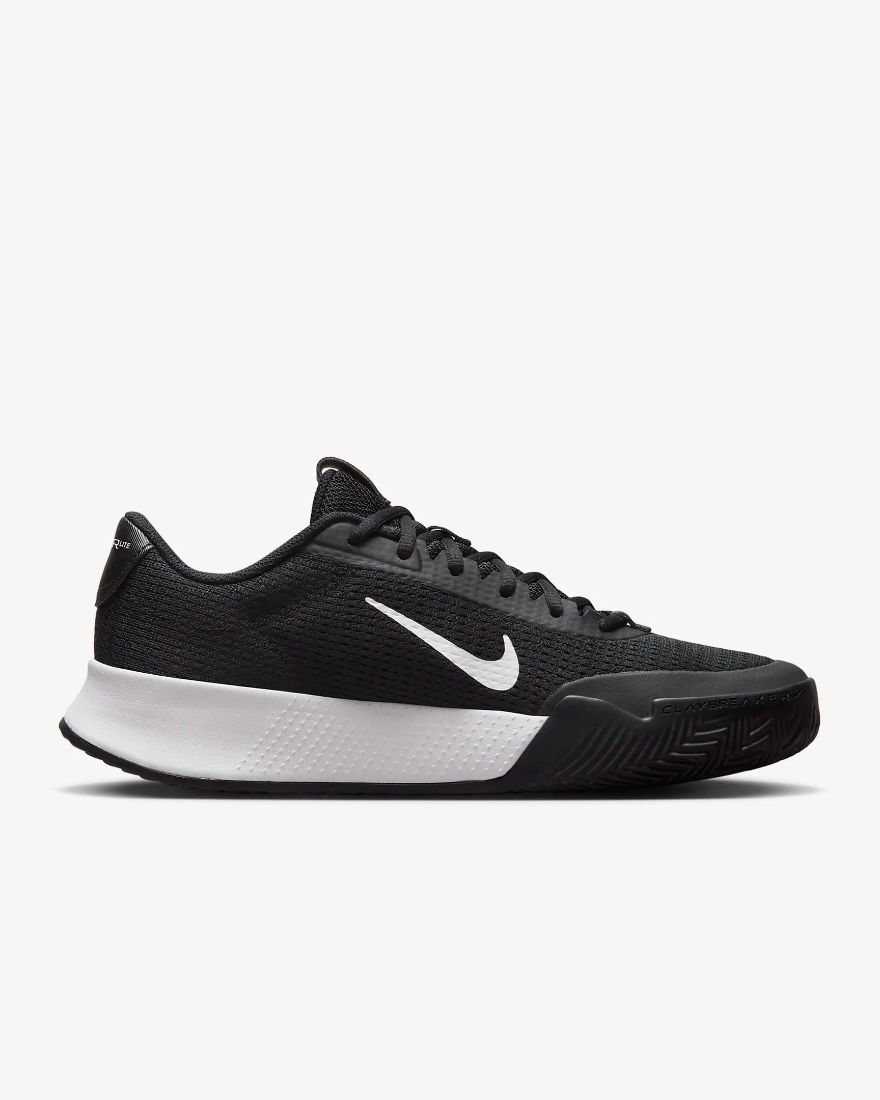 کفش تنیس مردانه نایک NikeCourt Vapor Lite 2 Clay – مشکی — تصویر ۲